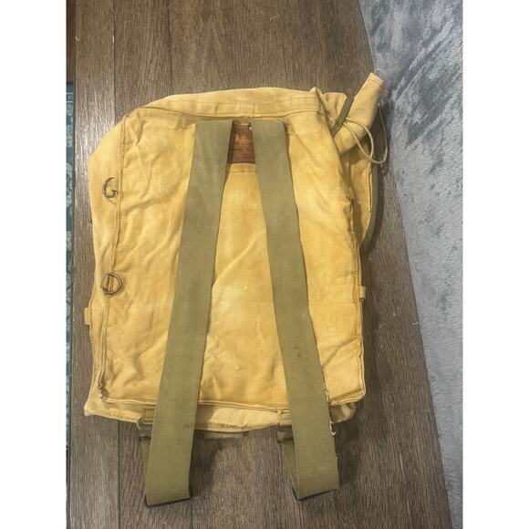 VTG 1940s Sun Tent-Luebbert Co. Duck Canvas Knapsack/Backpack/Rucksack Bag - Picture 3 of 16